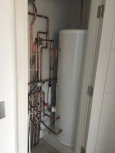 Hot water storage